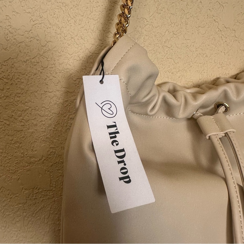 The Drop Women's Nyjah Chain Strap Tote, Ivory, NWT - Picture 10 of 16